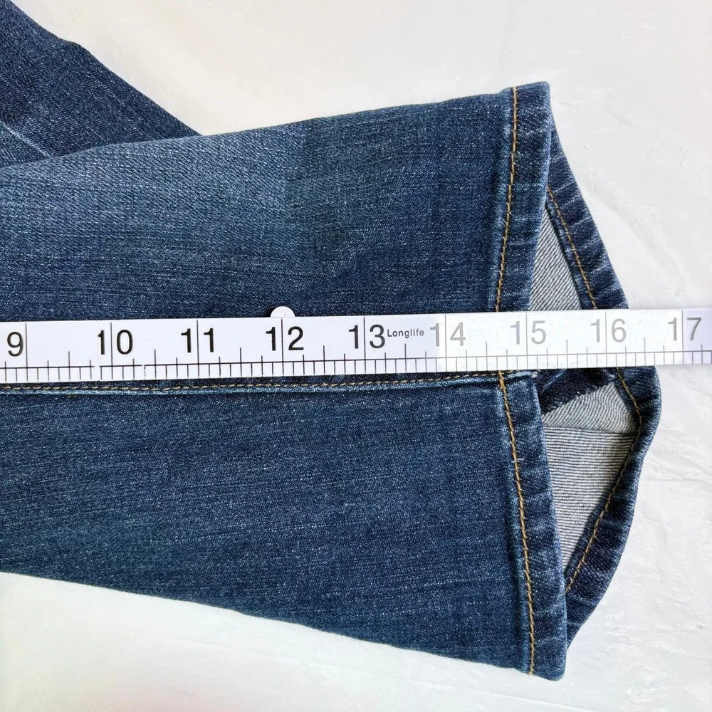 Kut from the Kloth Womens Size 10 Dark Wash Denim Bermuda Shorts KB130MA1 Blue